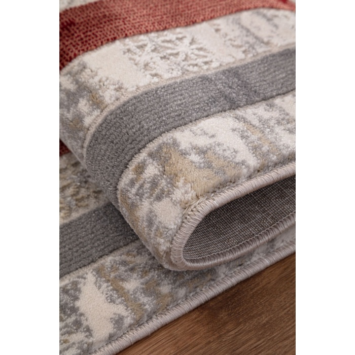 Troya Yumuşak Konforlu Rug KIRMIZI J0076