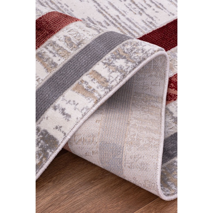 Troya Yumuşak Konforlu Rug KIRMIZI J0076
