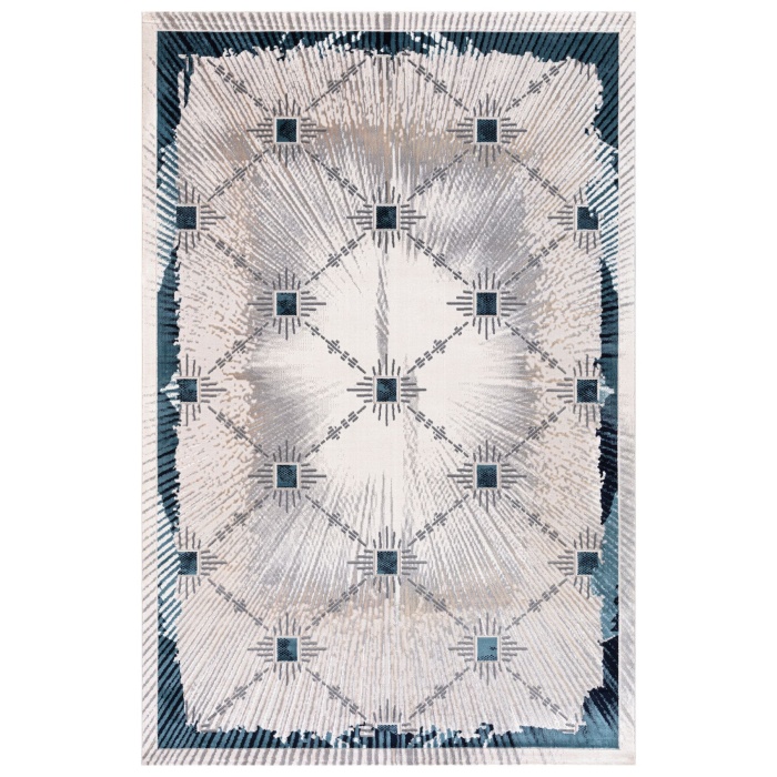 Troya Mavi Yumuşak Konforlu Rug J0074