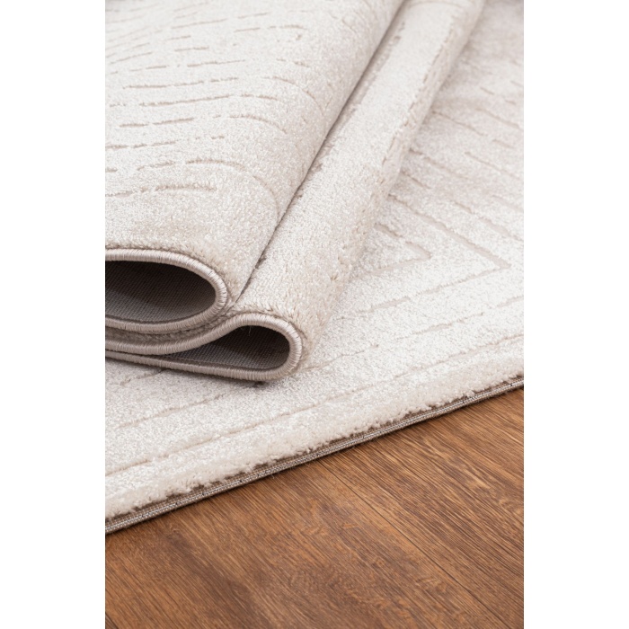 Elmina Açık Gri Yumuşak Konforlu Rug