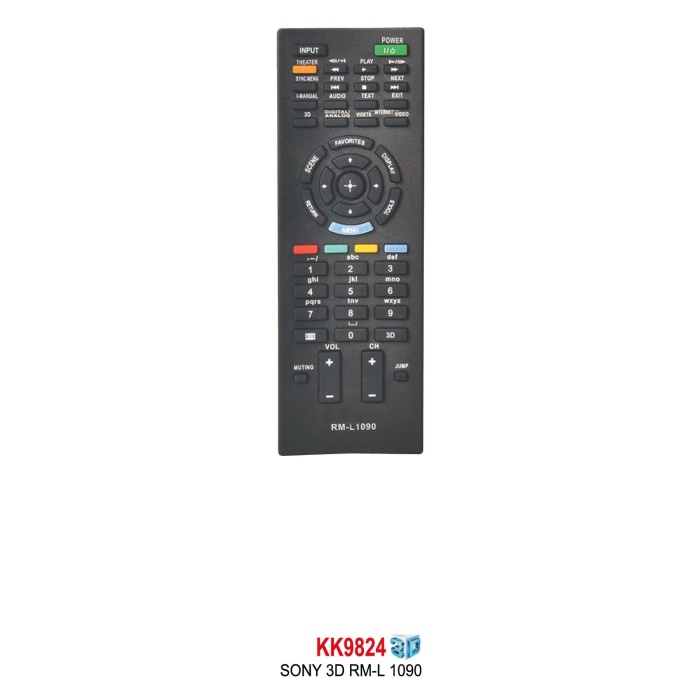 SONY 3D RM-L 1090 lcd KUMANDA