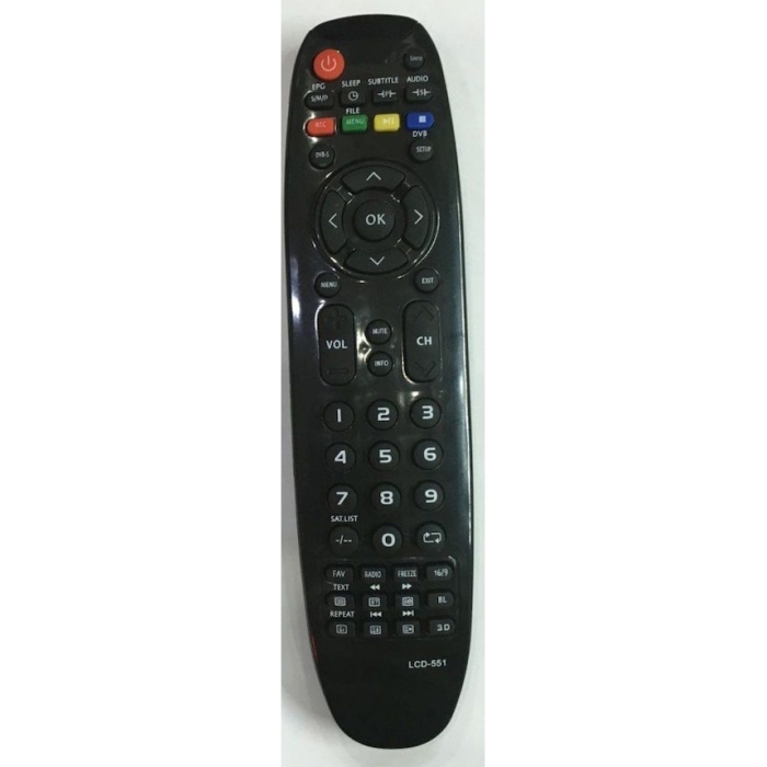 Woon 3D Kumandası Led Lcd Tv Kumandası Bombeli Siyah