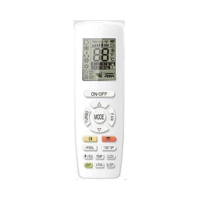 UMUR Demirdöküm A7 inverter 12 İç İle Uyumlu Klima Kumandası