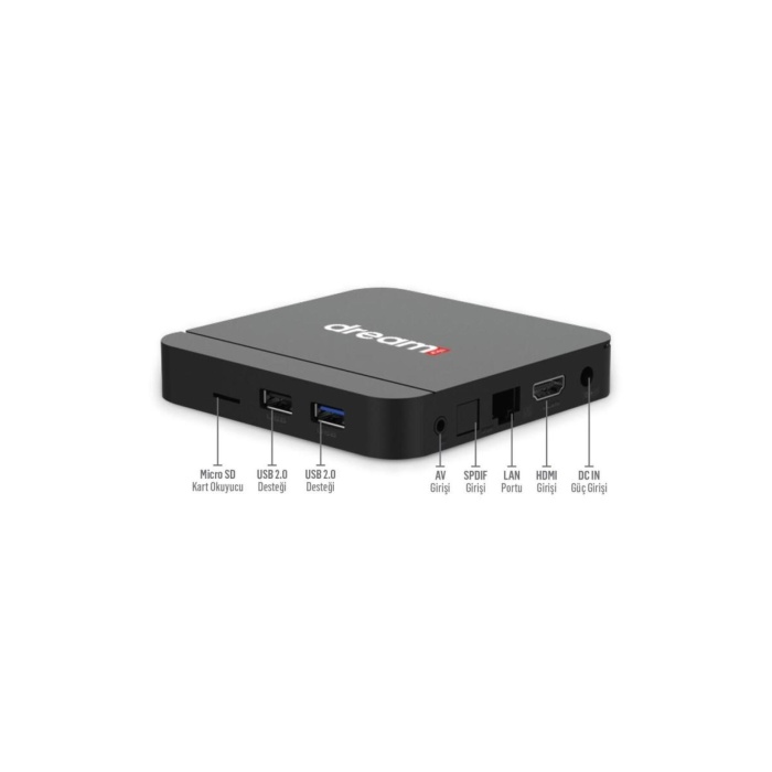 Dreamstar i6 6K Android Tv Box 4gb Ram 64GB Hafıza Android 12