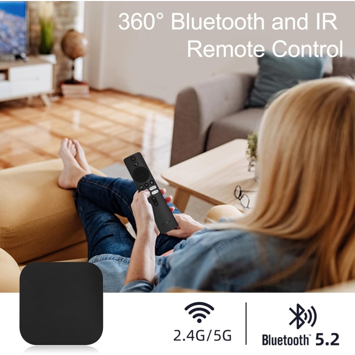 Xiaomi Mi TV Box S 2. Nesil, Mi Box S Ultra HD 4K Streaming Media Player, Chromecastli S 2. Nesil TV Kutusu, Wi-Fi, 2GB RAM + 8GB ROM