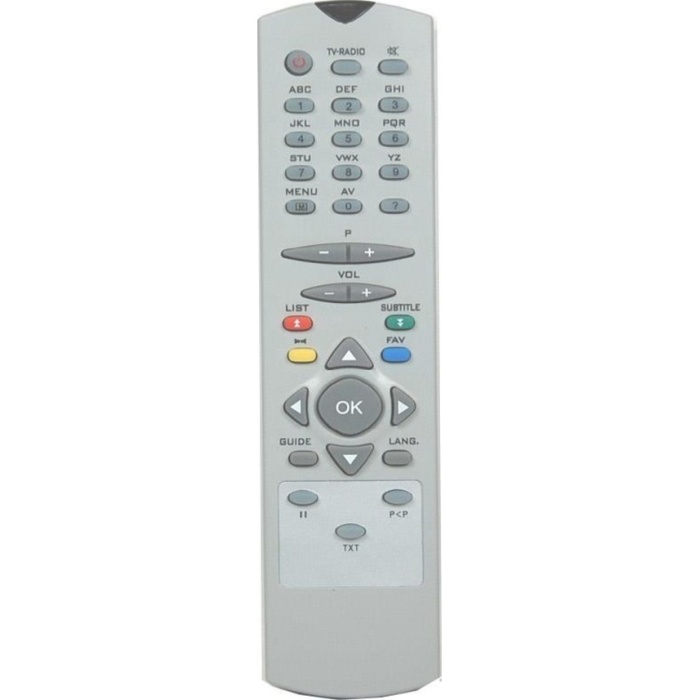 Vestel Uyumlu Dcr Regal Büyük Kalıp Teletexli Uydu Kumandası 805