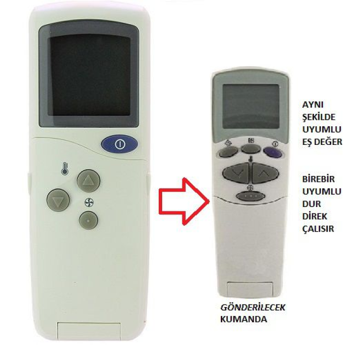 LG Klima Kumandası – Eşdeğer
