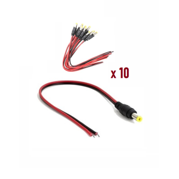 Technozi Power Jack Kablo Yeni Nesil Kaliteli 10 Adet