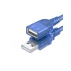 Technozi Yüksek Hız 5 mt Metre USB Uzatma Kablosu Uzatıcı Ara Kablosu Dişi Erkek Gerçek USB 2.0