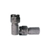 Technozi TCH-36 Plus Siyah 2.2 mm F Konnektör 100 Adet