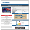 Onvo 24OV5002H 24 60 Ekran Uydu Alıcılı HD Ready LED TV