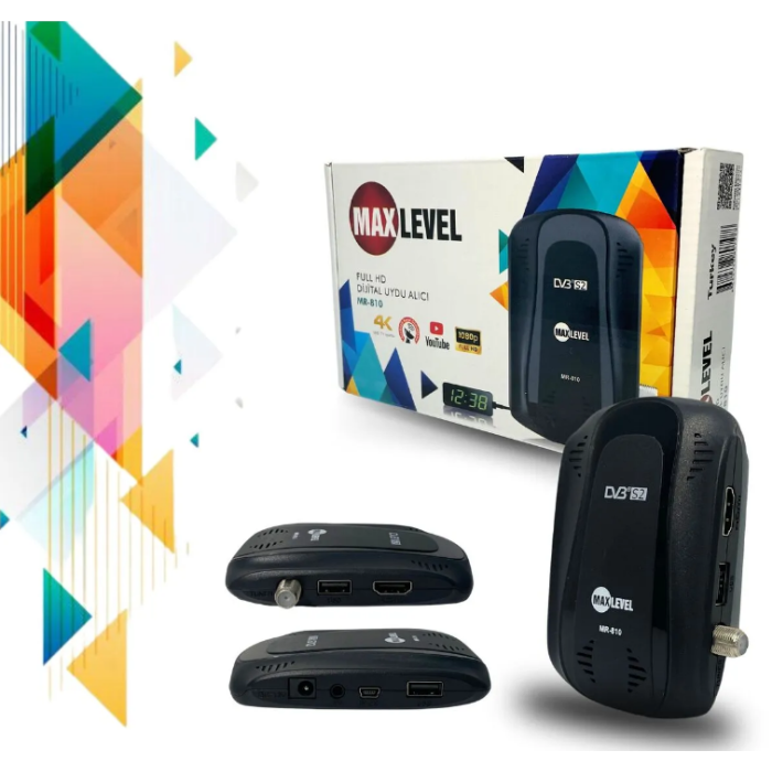 Technozi Max Level MR 810 HD Uydu Alıcısı Display Göz