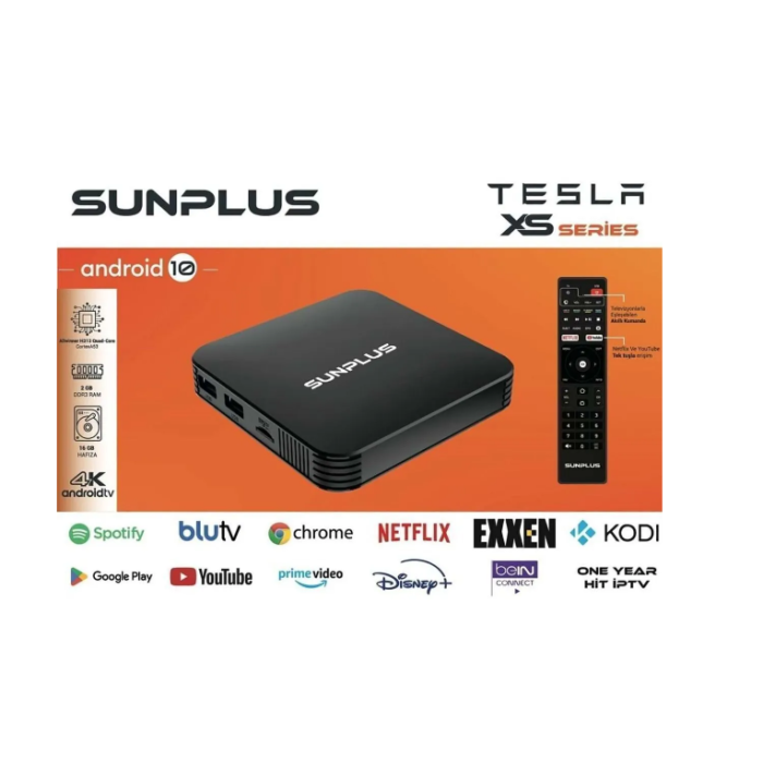 Technozi Tesla Xs Series Android Tv Box 2gb Ram -16 gb Hafıza Android 12 Tvbox