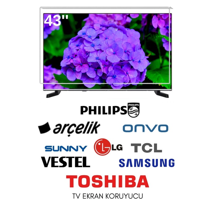 Technozi 43 İnch Kırılmaz TV Ekran Koruyucu