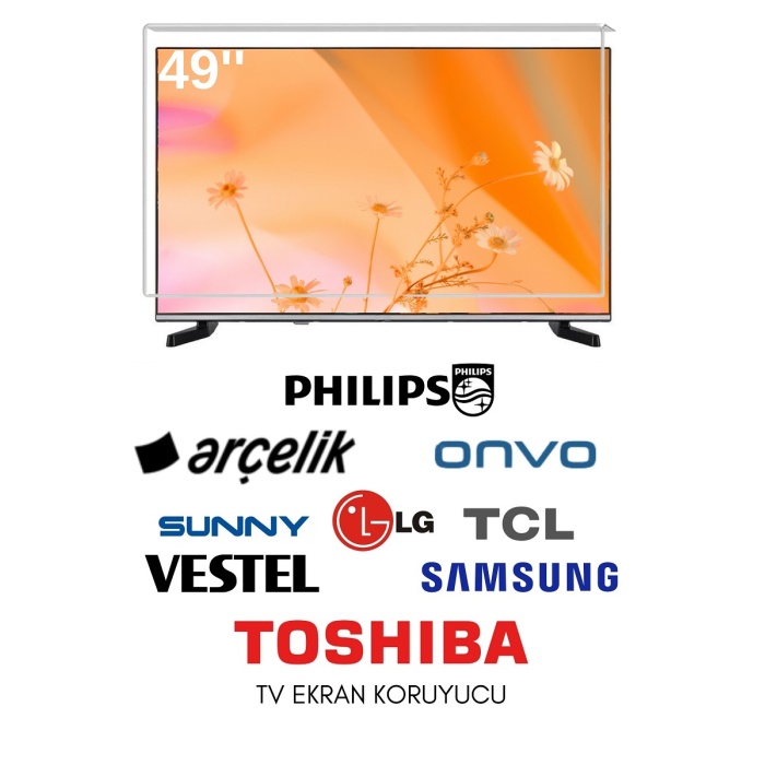 Technozi 49 İnch Kırılmaz TV Ekran Koruyucu