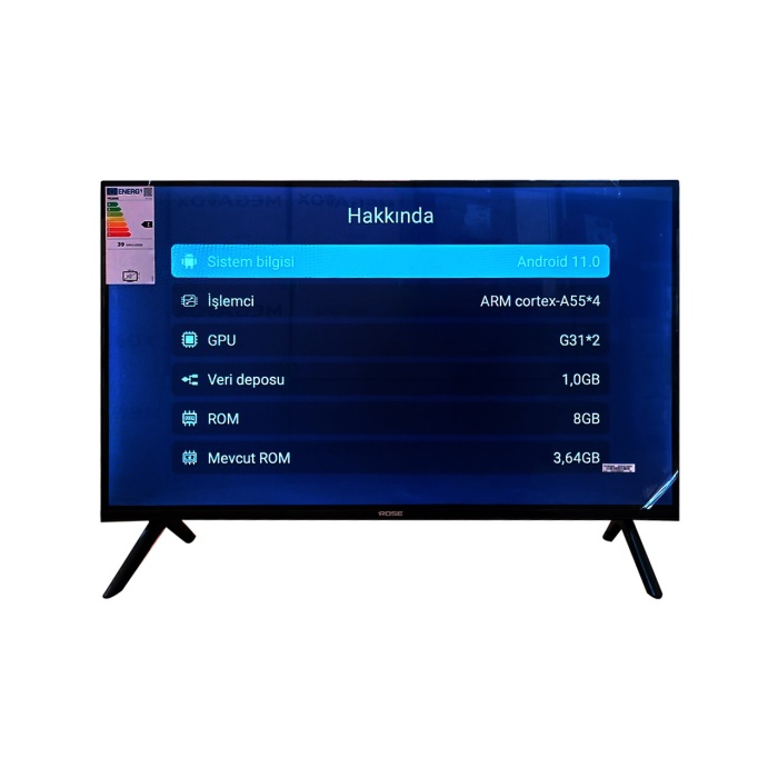 Rose ATV-332 32 81 Ekran Dahili Uydu Alıcılı HD Ready Smart LED TV