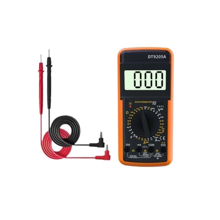 technozi Ölçü Aleti Avometre Multimetre Dijital Dt9205a