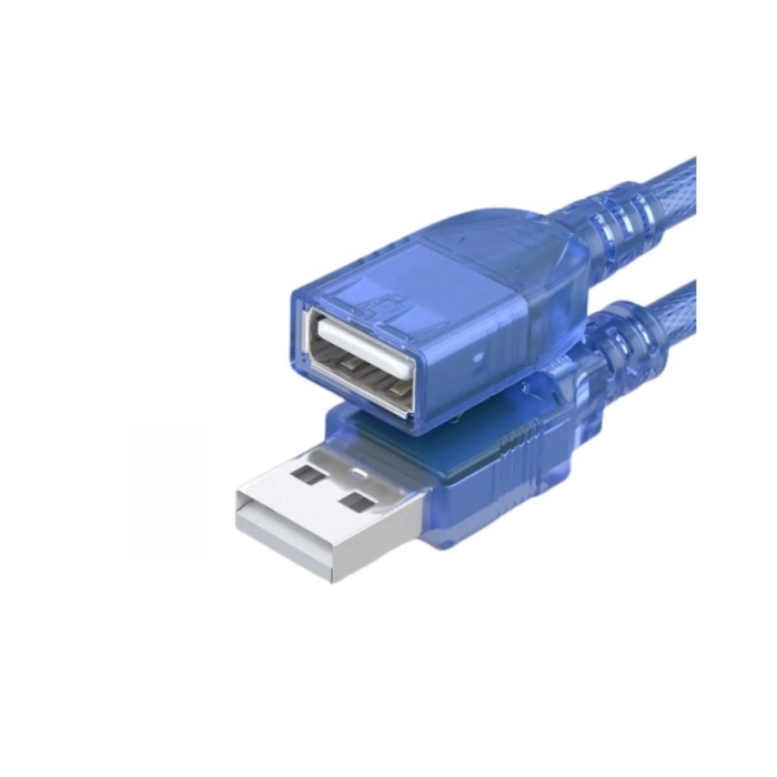 Technozi Yüksek Hız 5 mt Metre USB Uzatma Kablosu Uzatıcı Ara Kablosu Dişi Erkek Gerçek USB 2.0