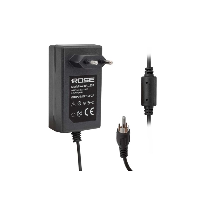 Technozi Ra-1620 16 Volt - 2 Amper Priz Tipi Tos Fişli Rca Santral Adaptörü