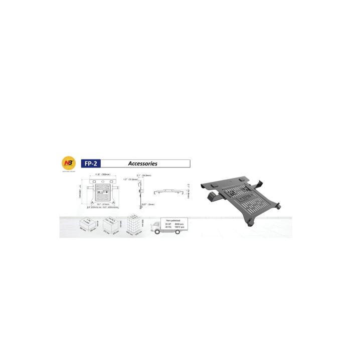 North Bayou Nb Fp-2 Laptop Stand Aparatı 10-17inç-siyah Uyumlu