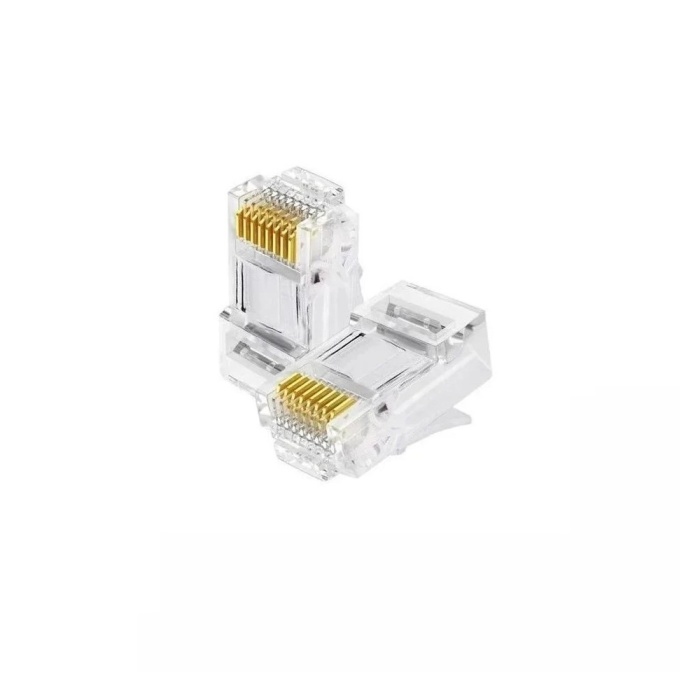 Technozi Plug Cat6 Plastik Konnektör 100 Adet