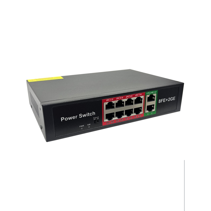 PR-830G 8+2 Port 10/100/1000 Poe Switch