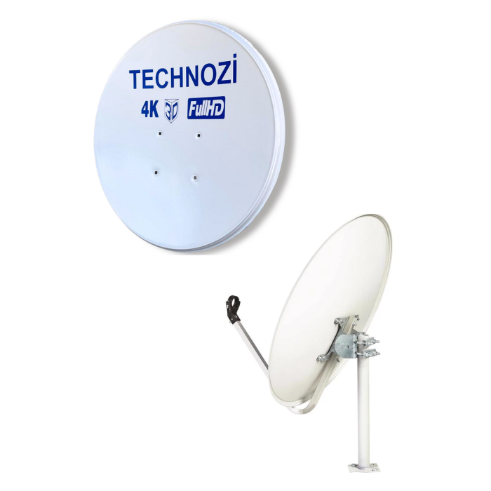 Technozi Yeni Nesil 70 cm 0.50 mm Off - Set Çanak Anten