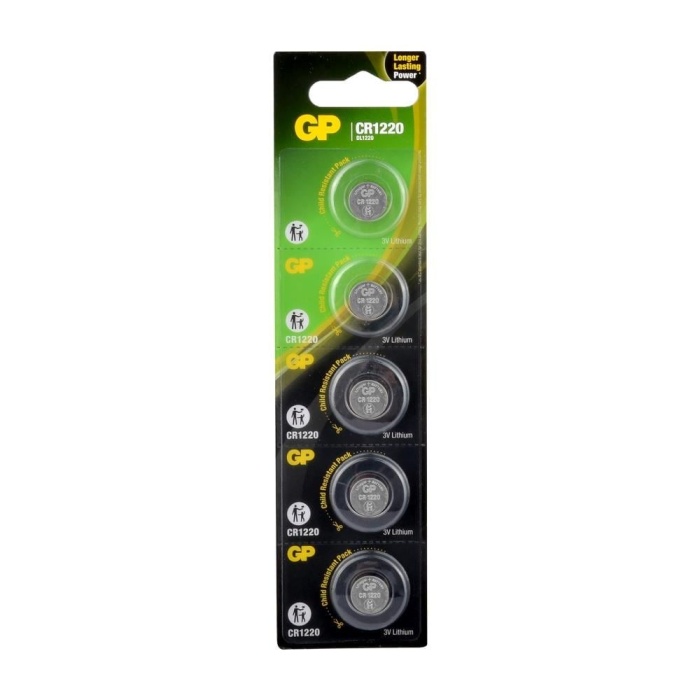 GP CR1220 3V Lithium 5li Kartela