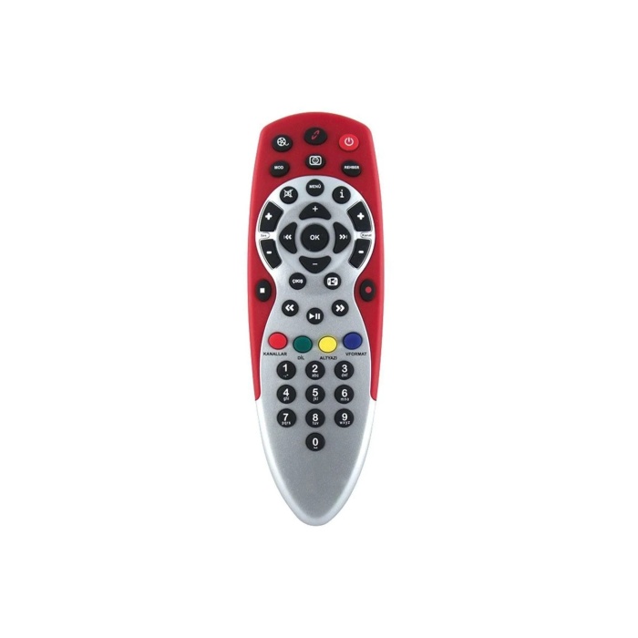 Digitürk Hd Orjinal Uzaktan Kumanda Kırmızı Digitürk Kumanda