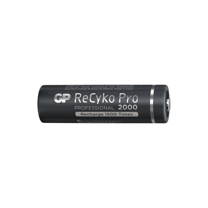GP Recyko Pro Aa Kalem 2000 Mah Ni-mh Şarjlı Pil, 1.2 Volt, 4lü Kart