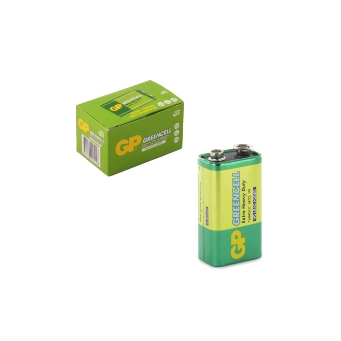 GP Gp-1604glf 9v Pil Greencell 10lu Paket