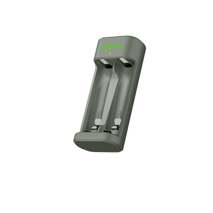 GP E221 USB ŞARJ CİHAZI (Pilsiz Model) 2 Kanallı hem AA hemde AAA şarjlı piller için