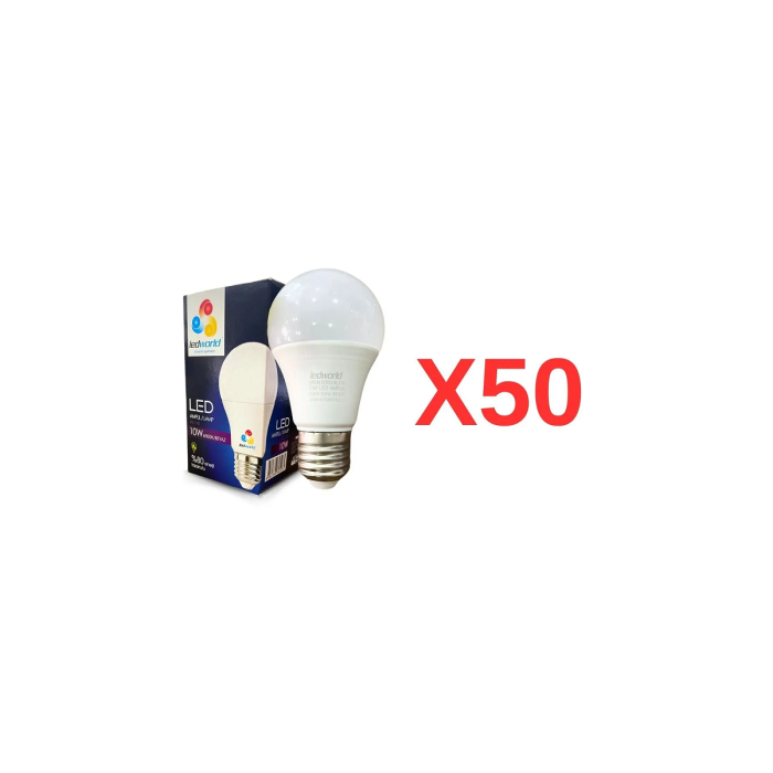 Technozi Led Ampul Beyaz Renk 10 Watt 1000 Lümen 6500 Kelvin(50 ADET)