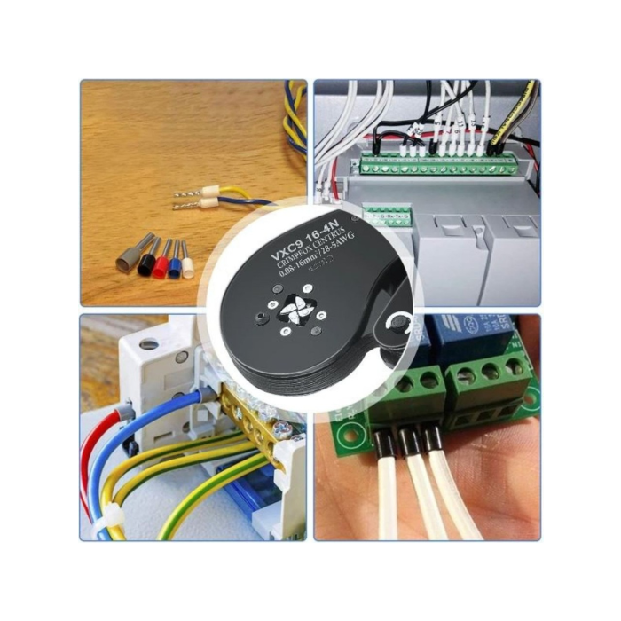 Rose Kablo Yüksük Sıkma Pensesi Vxc9 16-4 0.08-16MM ² 28-5AWG
