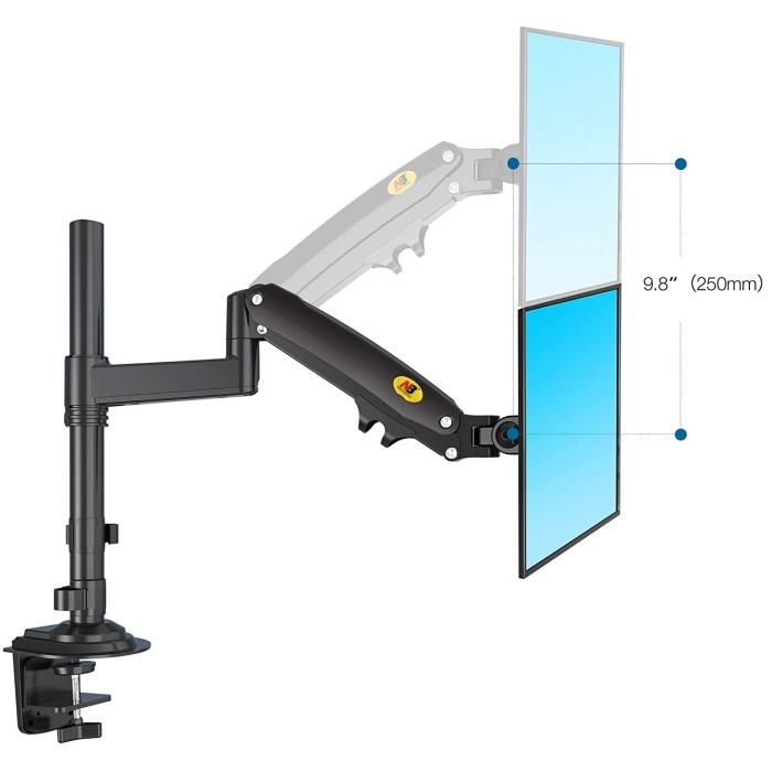 North Bayou Nb H100 17-30 Amortisörlü Monitör Kolu 2-9 Kg Monitör Standı