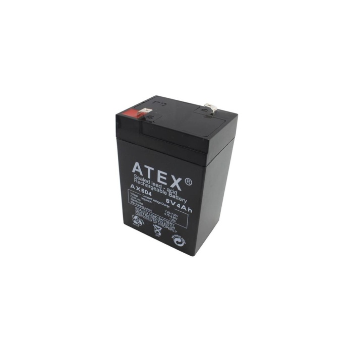 Ax604 6v 4ah Bakımsız Kuru Akü - Stoktan Aynı Gün Kargo