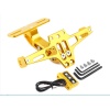 KATLANABİLİR ARKA PLAKALIK - LED IŞIKLI - CNC METAL - PARLAK RENKLER - GOLD - SARI RENK