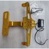 KATLANABİLİR ARKA PLAKALIK - LED IŞIKLI - CNC METAL - PARLAK RENKLER - GOLD - SARI RENK