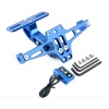 KATLANABİLİR ARKA PLAKALIK - LED IŞIKLI - CNC METAL - PARLAK RENKLER - MAVİ