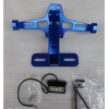 KATLANABİLİR ARKA PLAKALIK - LED IŞIKLI - CNC METAL - PARLAK RENKLER - MAVİ
