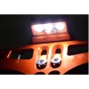 KATLANABİLİR ARKA PLAKALIK - LED IŞIKLI - CNC METAL - PARLAK RENKLER - MAVİ
