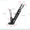 CNC AYAKLIK - AYARLANABİLİR YÜKSEKLİK - SIYAH RENK