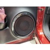 NISSAN JUKE YENI KASA F16 ÖN-ARKA KAPI SPEAKER ÇERÇEVE KAPAK SET 4 LÜ ADET - KARBON