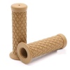 CHOPPER ELCİK - GERÇEK KAUÇUK - 22MM - KAHVE RENK-UCU KAPALI