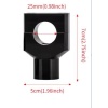 TEK NOKTA GIDON TUTUCU - 25MM - KROM RENK