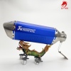 AKREP MOTORSIKLET EGZOS TOK SESLI - MAVİ RENK - 35CM - SUSTURUCU SÖK TAK