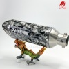 AKRAPOVIC EKSOZ - ÖZEL  HAYALET  DİZAYN - EMSALSİZ - SUSTURUCU