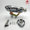 AKRAPOVIC EKSOZ - ÖZEL  HAYALET  DİZAYN - EMSALSİZ - SUSTURUCU