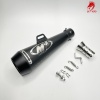 M4 TOK SES EFSANE EGZOS EKSOS EGZOST MOTOSİKLET - SUSTURUCULU  - SİYAH