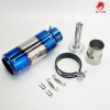 3 RENK RACING MOTORSIKLET EGZOZ   - 60MM GİRİŞLİ - YÜKSEK KALITE